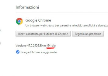 Google Chrome a 64 bit